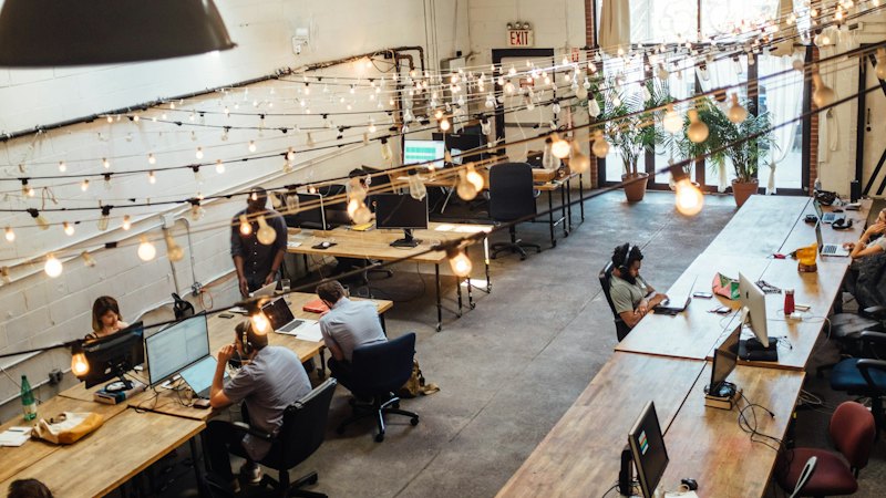 Per-member distinction behind NAT at a coworking space